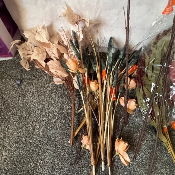 Ashland Harvest Floral Picks with Sunflowers and Hydrangeas Huge Lot - Picture 6 of 7